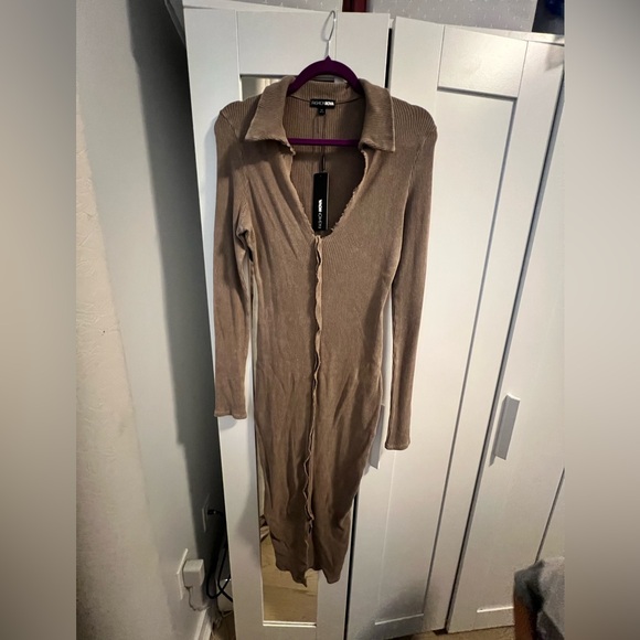 FashionNova Sz XL Rule Breaker Mineral Wash MIDI Dress - Picture 1 of 3